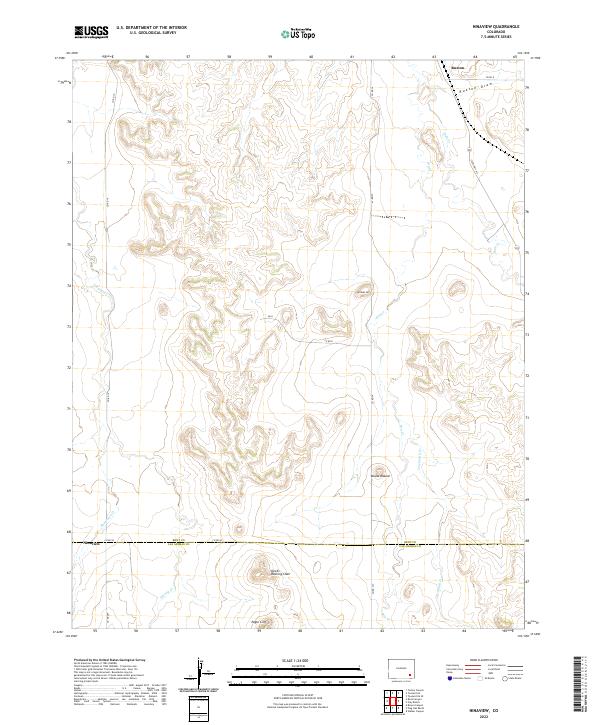 Ninaview, CO — USGS 7.5-minute topo (2022)