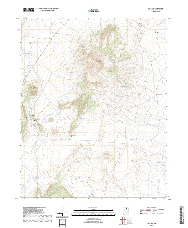 Ojo Feliz, NM — USGS 7.5-minute topo (2023)
