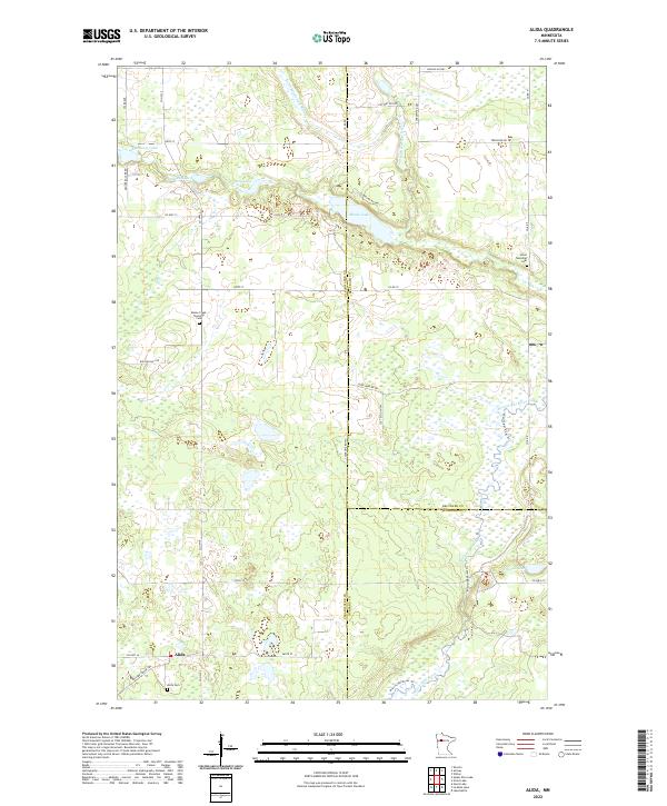 Alida, MN — USGS 7.5-minute topo (2022)
