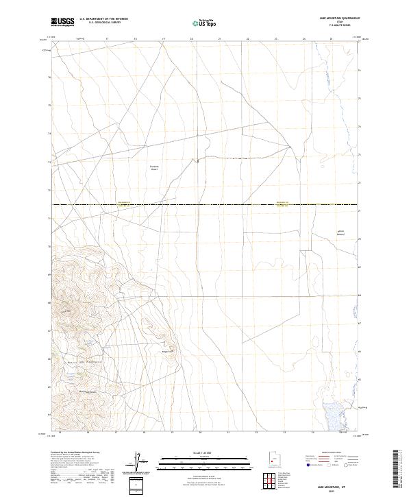 Lime Mountain, UT — USGS 7.5-minute topo (2023)