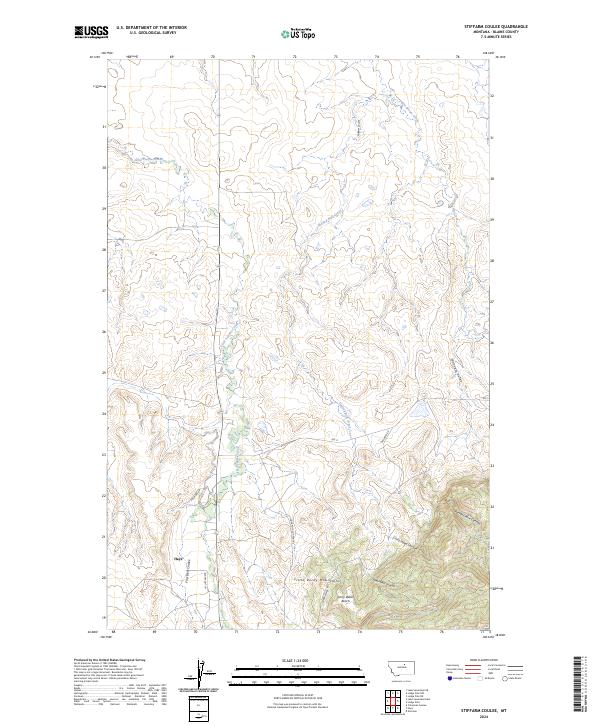 Stiffarm Coulee, MT — USGS 7.5-minute topo (2024)
