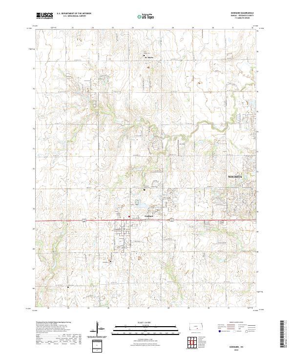Goddard, KS — USGS 7.5-minute topo (2022)