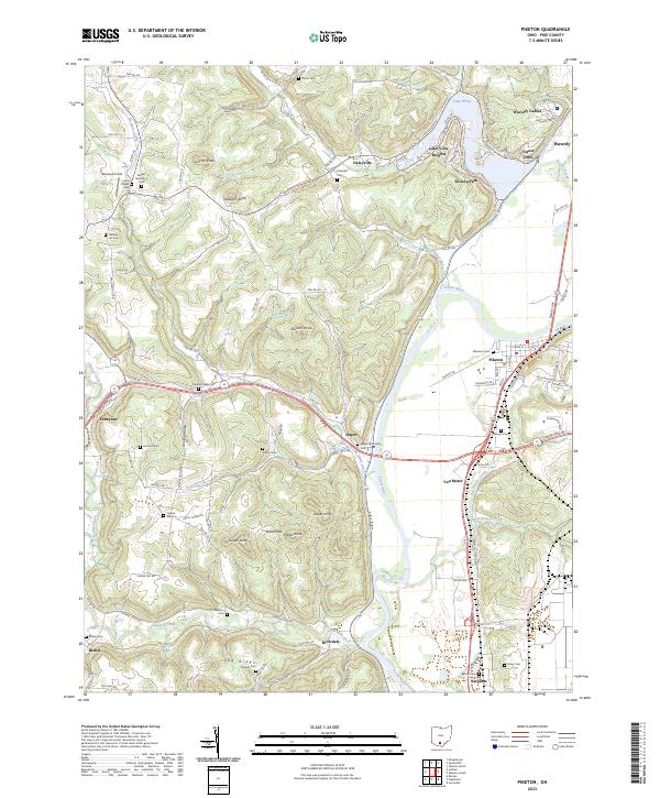 Piketon, OH — USGS 7.5-minute topo (2023)