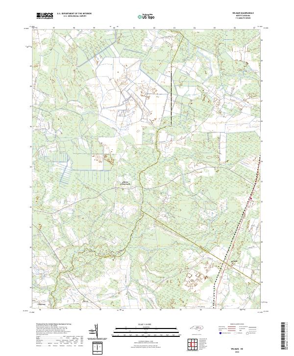 Wilmar, NC — USGS 7.5-minute topo (2022)