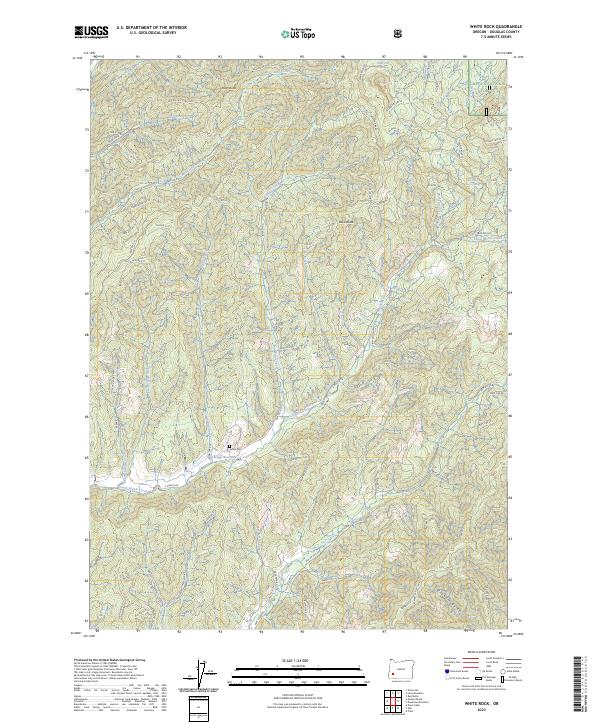 White Rock, OR — USGS 7.5-minute topo (2023)