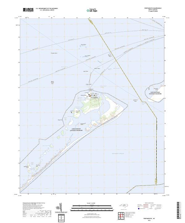 Portsmouth, NC — USGS 7.5-minute topo (2022)