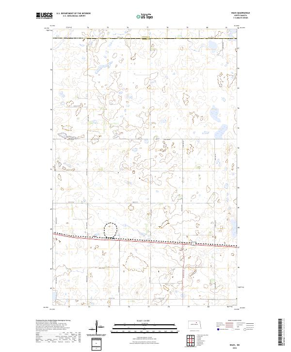 Niles, ND — USGS 7.5-minute topo (2024)