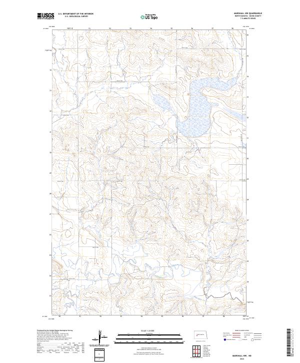 Marshall NW, ND — USGS 7.5-minute topo (2024)