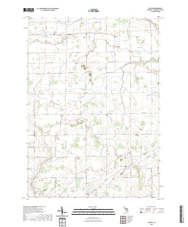 Easton, MI — USGS 7.5-minute topo (2023)