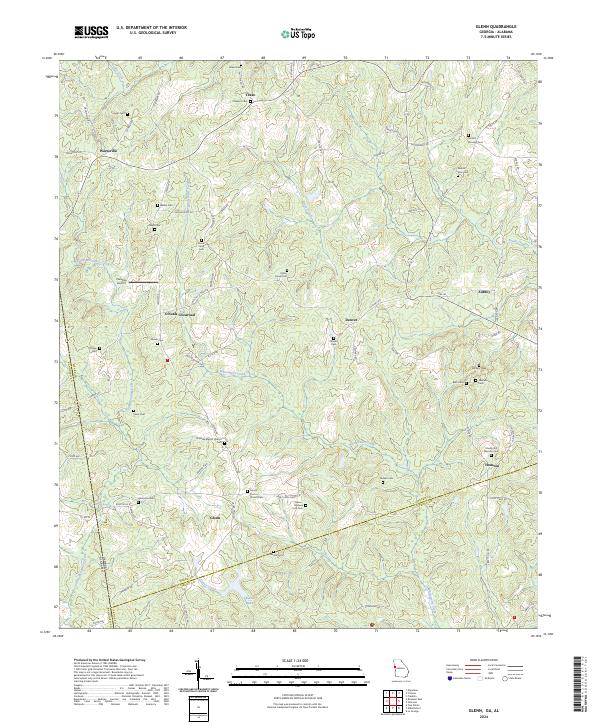 Glenn, GA-AL — USGS 7.5-minute topo (2024)