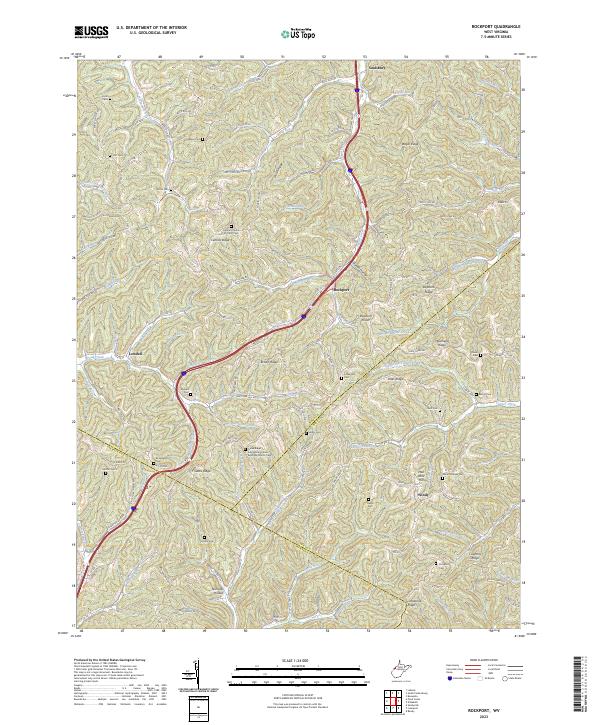 Rockport, WV — USGS 7.5-minute topo (2023)