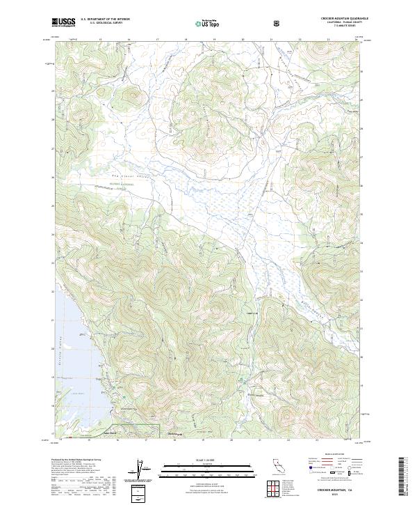 Crocker Mountain, CA — USGS 7.5-minute topo (2023)