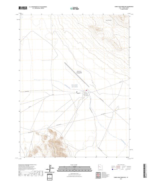 Camels Back Ridge NW, UT — USGS 7.5-minute topo (2023)