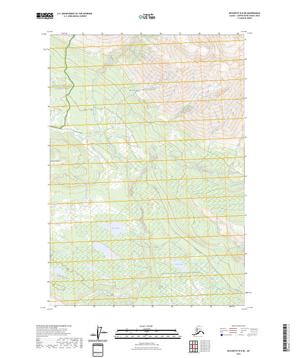 McCarthy B-8 NE, AK — USGS 7.5-minute topo (2023)