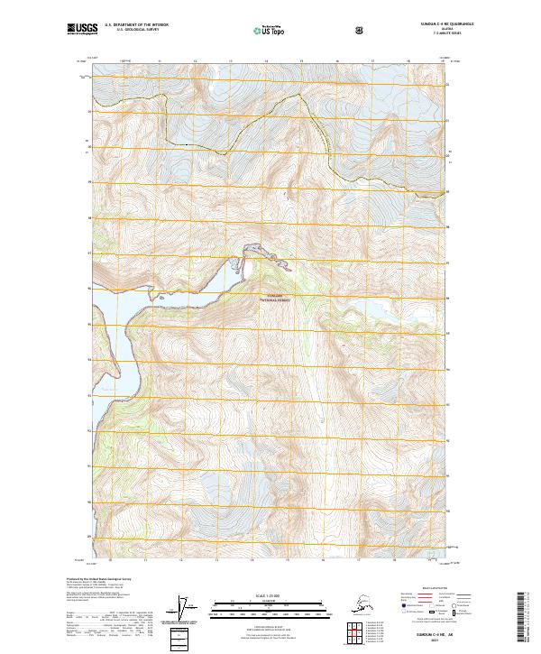 Sumdum C-4 NE, AK — USGS 7.5-minute topo (2021)