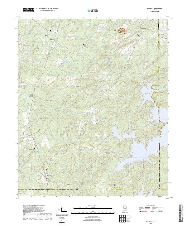 Equality, AL — USGS 7.5-minute topo (2024)
