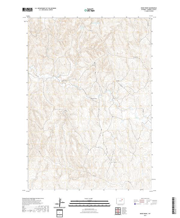 Bogie Draw, WY — USGS 7.5-minute topo (2021)