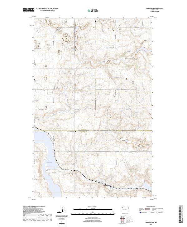Lunds Valley, ND — USGS 7.5-minute topo (2024)