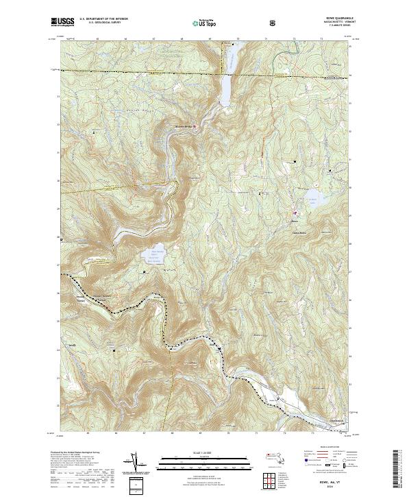 Rowe, MA-VT — USGS 7.5-minute topo (2024)
