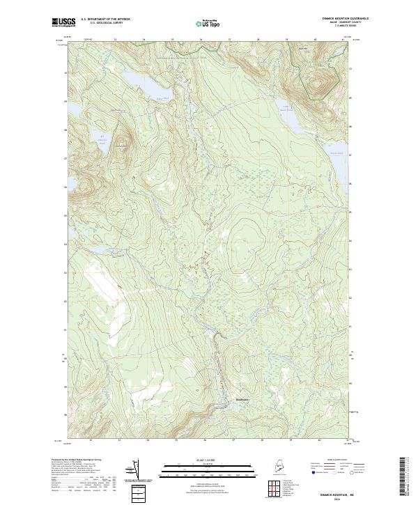 Dimmick Mountain, ME — USGS 7.5-minute topo (2024)