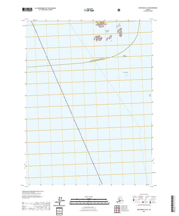 Ketchikan A-6 SE, AK — USGS 7.5-minute topo (2021)