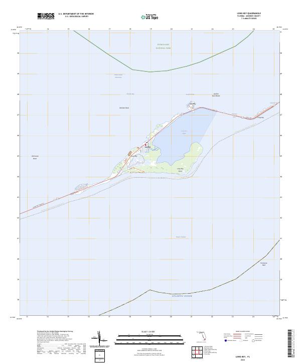 Long Key, FL — USGS 7.5-minute topo (2024)