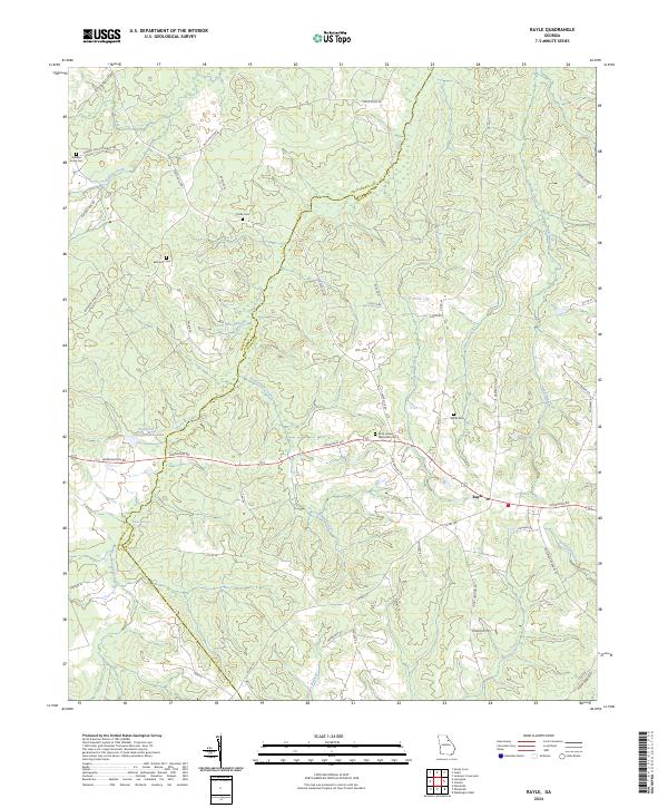 Rayle, GA — USGS 7.5-minute topo (2024)
