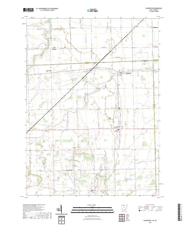 Assumption, OH-MI — USGS 7.5-minute topo (2023)
