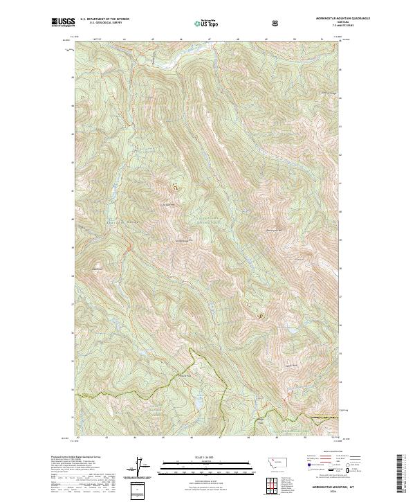 Morningstar Mountain, MT — USGS 7.5-minute topo (2024)