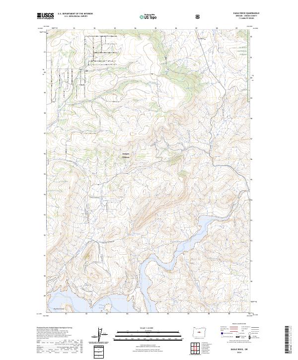 Eagle Rock, OR — USGS 7.5-minute topo (2024)