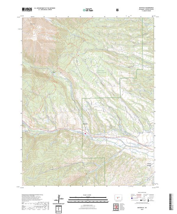 Maysville, CO — USGS 7.5-minute topo (2023)