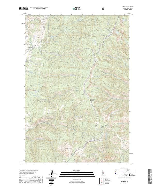 Leesburg, ID — USGS 7.5-minute topo (2024)