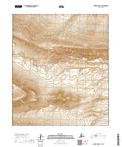 Lookout Ridge A-3 SE, AK — USGS 7.5-minute topo (2020)