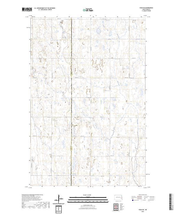 Page SW, ND — USGS 7.5-minute topo (2024)