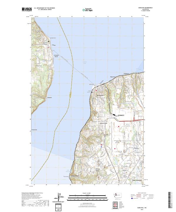 Mukilteo, WA — USGS 7.5-minute topo (2023)