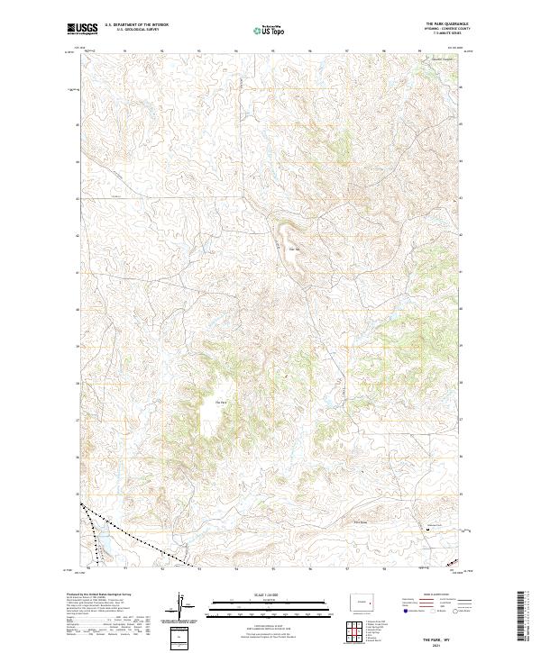 The Park, WY — USGS 7.5-minute topo (2021)