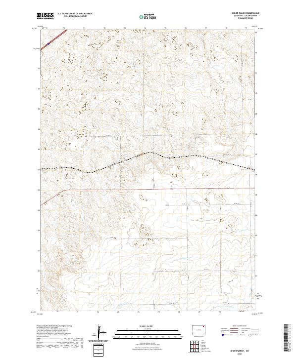 Uhler Ranch, CO — USGS 7.5-minute topo (2022)