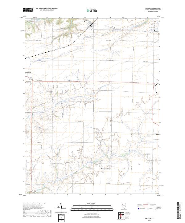 Bardolph, IL — USGS 7.5-minute topo (2024)