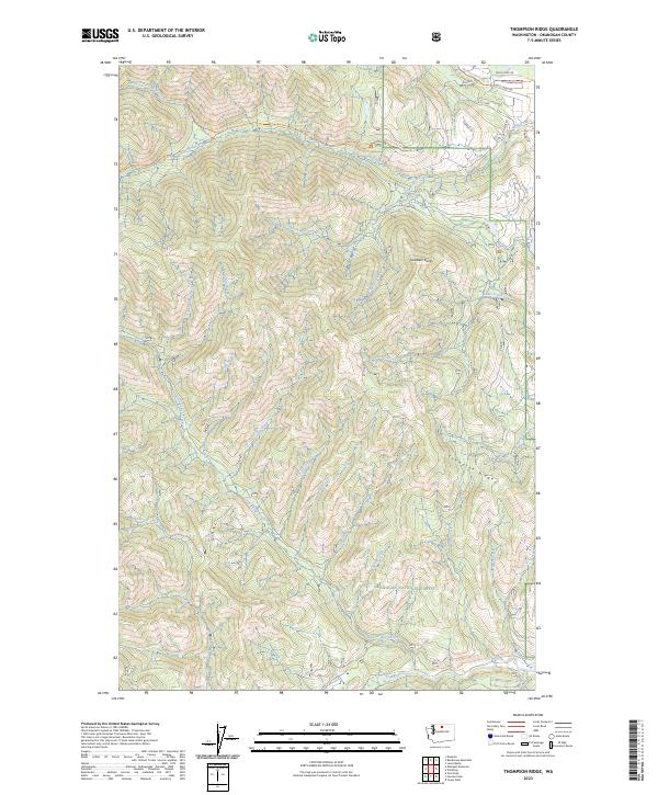 Thompson Ridge, WA — USGS 7.5-minute topo (2023)