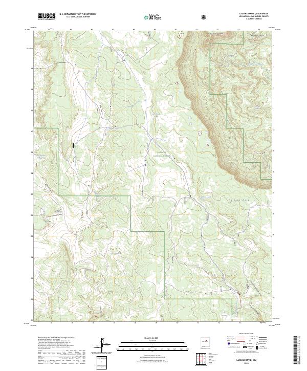 Laguna Ortiz, NM — USGS 7.5-minute topo (2023)