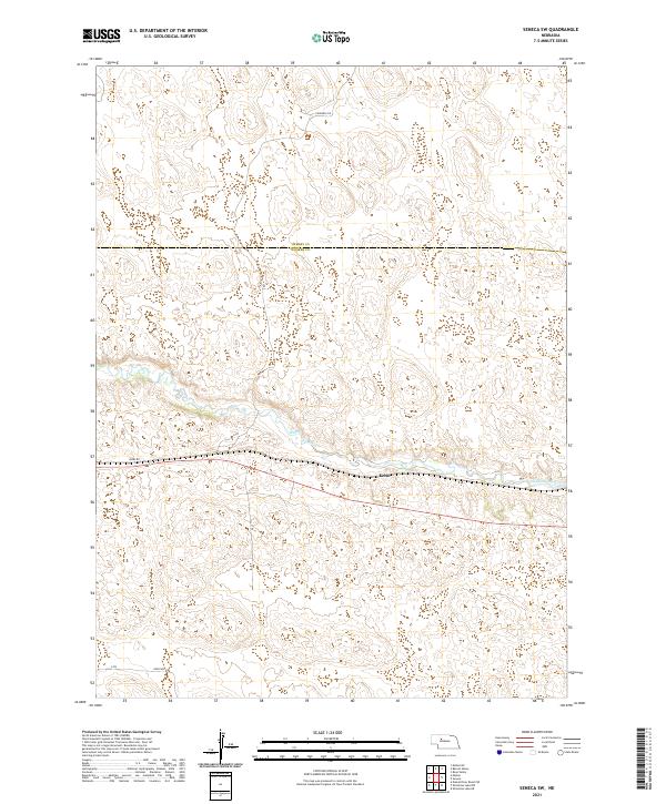 Seneca SW, NE — USGS 7.5-minute topo (2021)