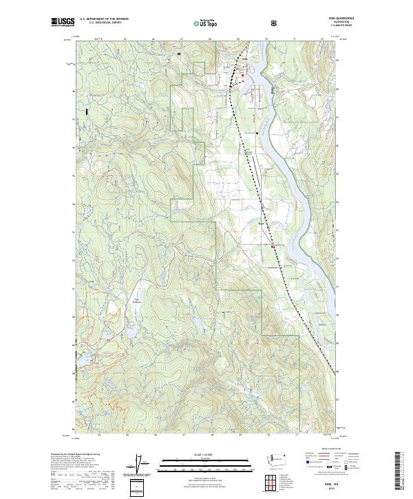 Ione, WA — USGS 7.5-minute topo (2023)
