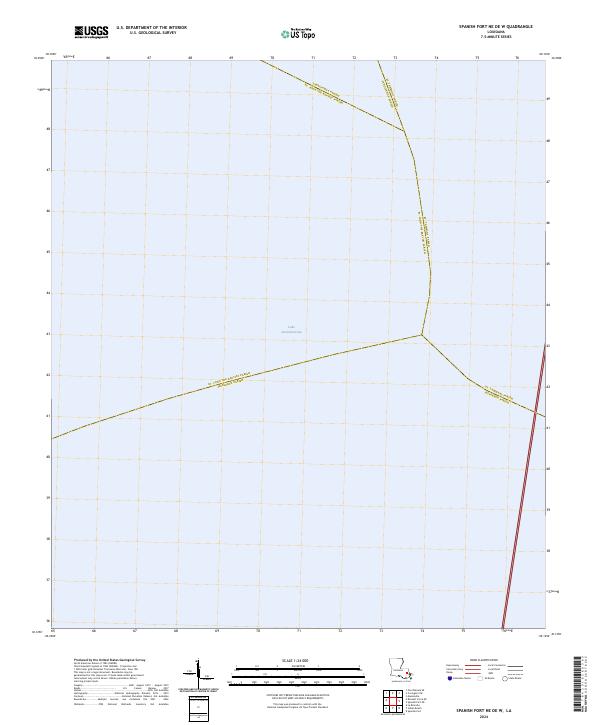 Spanish Fort NE OE W, LA — USGS 7.5-minute topo (2024)