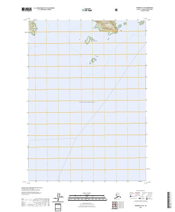 Seward D-2 SE, AK — USGS 7.5-minute topo (2023)