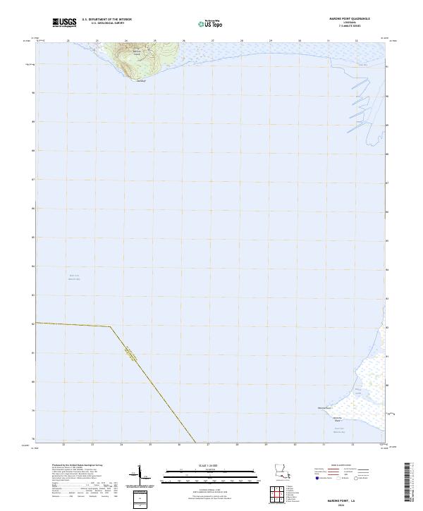 Marone Point, LA — USGS 7.5-minute topo (2024)
