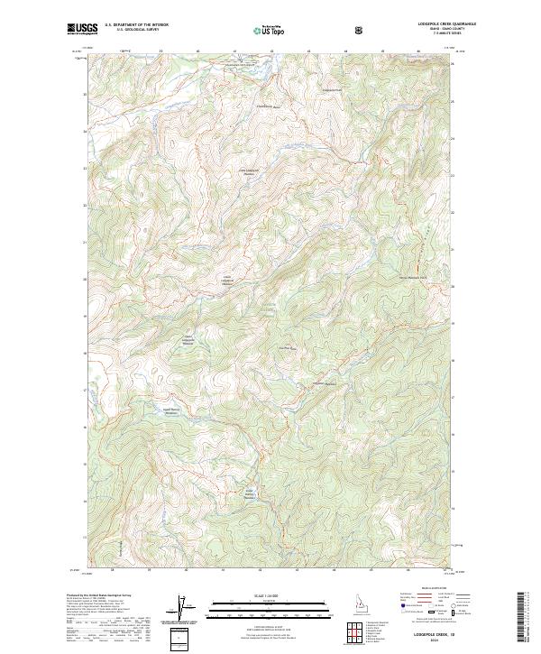 Lodgepole Creek, ID — USGS 7.5-minute topo (2024)