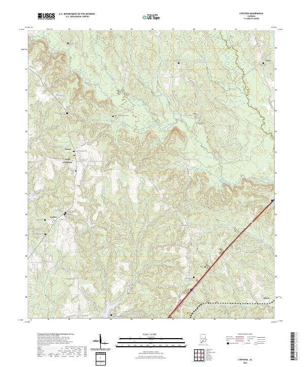 Lyeffion, AL — USGS 7.5-minute topo (2024)