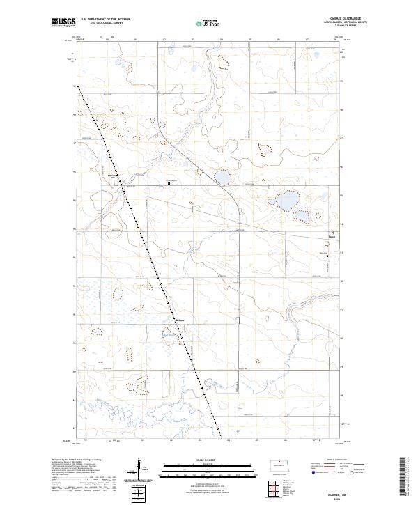 Omemee, ND — USGS 7.5-minute topo (2024)