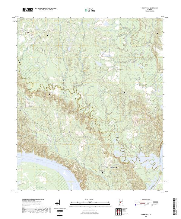 Crumptonia, AL — USGS 7.5-minute topo (2024)