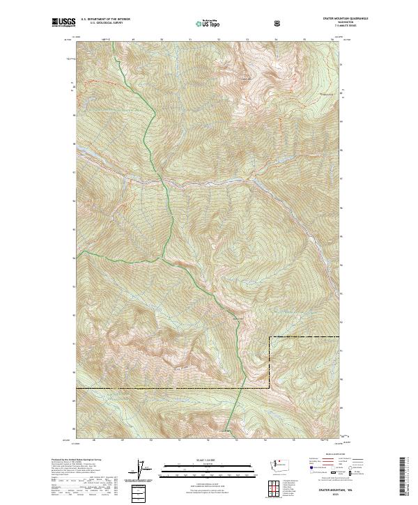 Crater Mountain, WA — USGS 7.5-minute topo (2023)